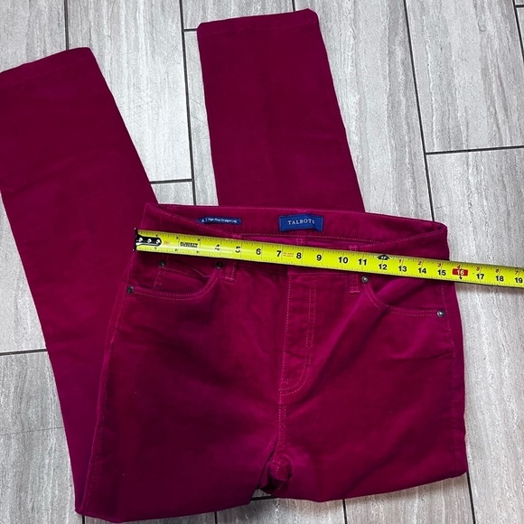 Talbots Pink High Rise Straight Leg Womens Size 4 - Picture 2 of 7